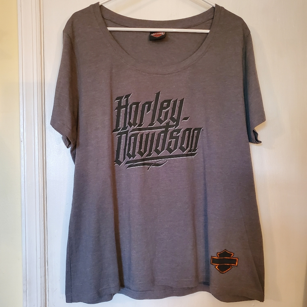 Harley-Davidson Women's 2x gray t-shirt